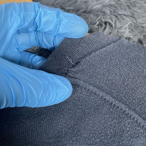 Brooks Brothers 346 Cardigan Sweater Size Large Navy Blue Long Sleeve Preppy - Picture 5 of 6